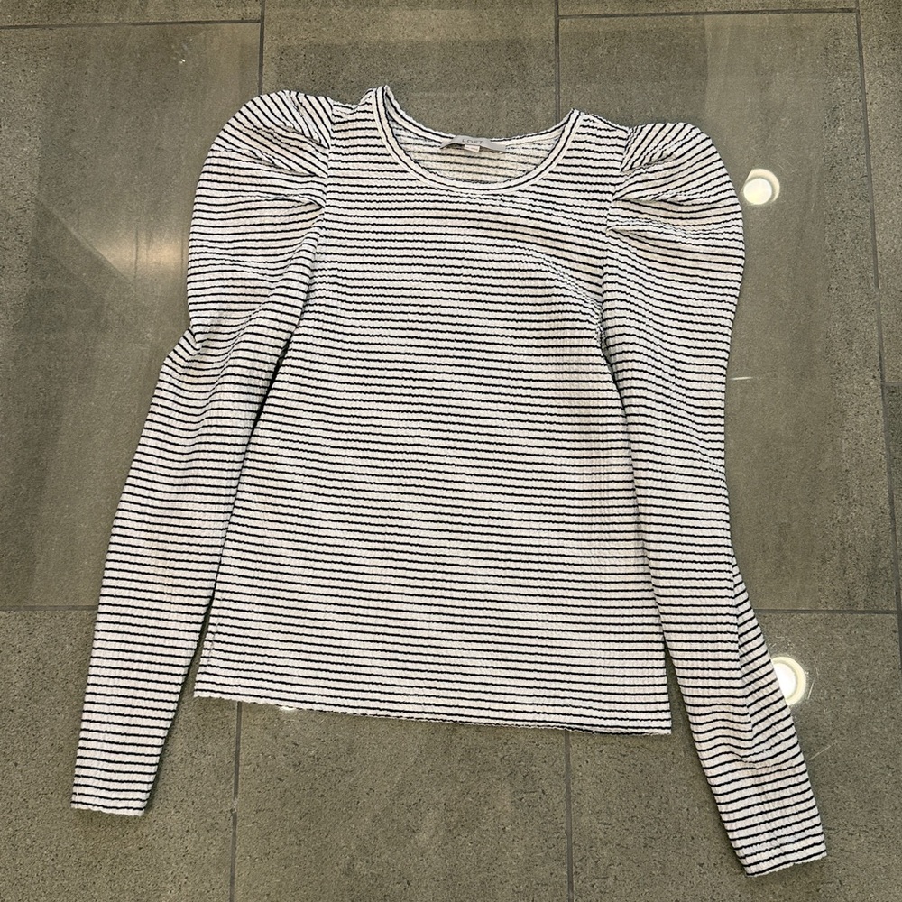 LOFT Striped Blouse